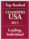 2013 Chambers USA Top Ranked Leading Individual